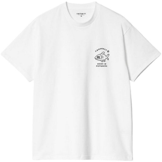 T-shirt Uomo Carhartt Wip - S/S Icons T-Shirt - Bianco