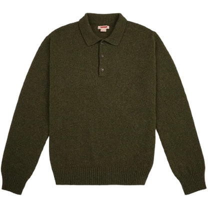 Polo a manica lunga Uomo Baracuta - Shetland Polo - Verde