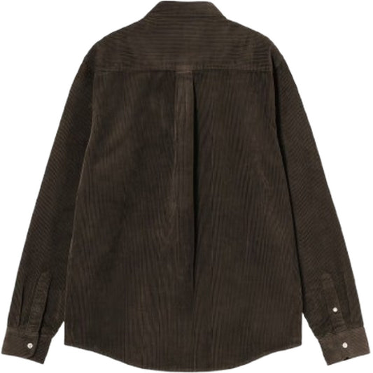Camicie casual Uomo Carhartt Wip - L/S Madison Cord Shirt - Marrone