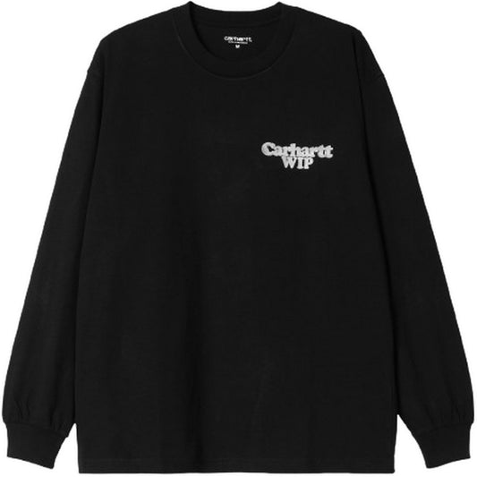 T-shirt Uomo Carhartt Wip - L/S Chain Link T-Shirt - Nero