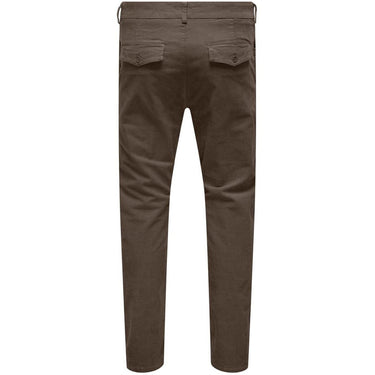 Pantalones de hombre Only & Sons - Onsmark Kip Slim Corduroy 0106 Pant - Verde