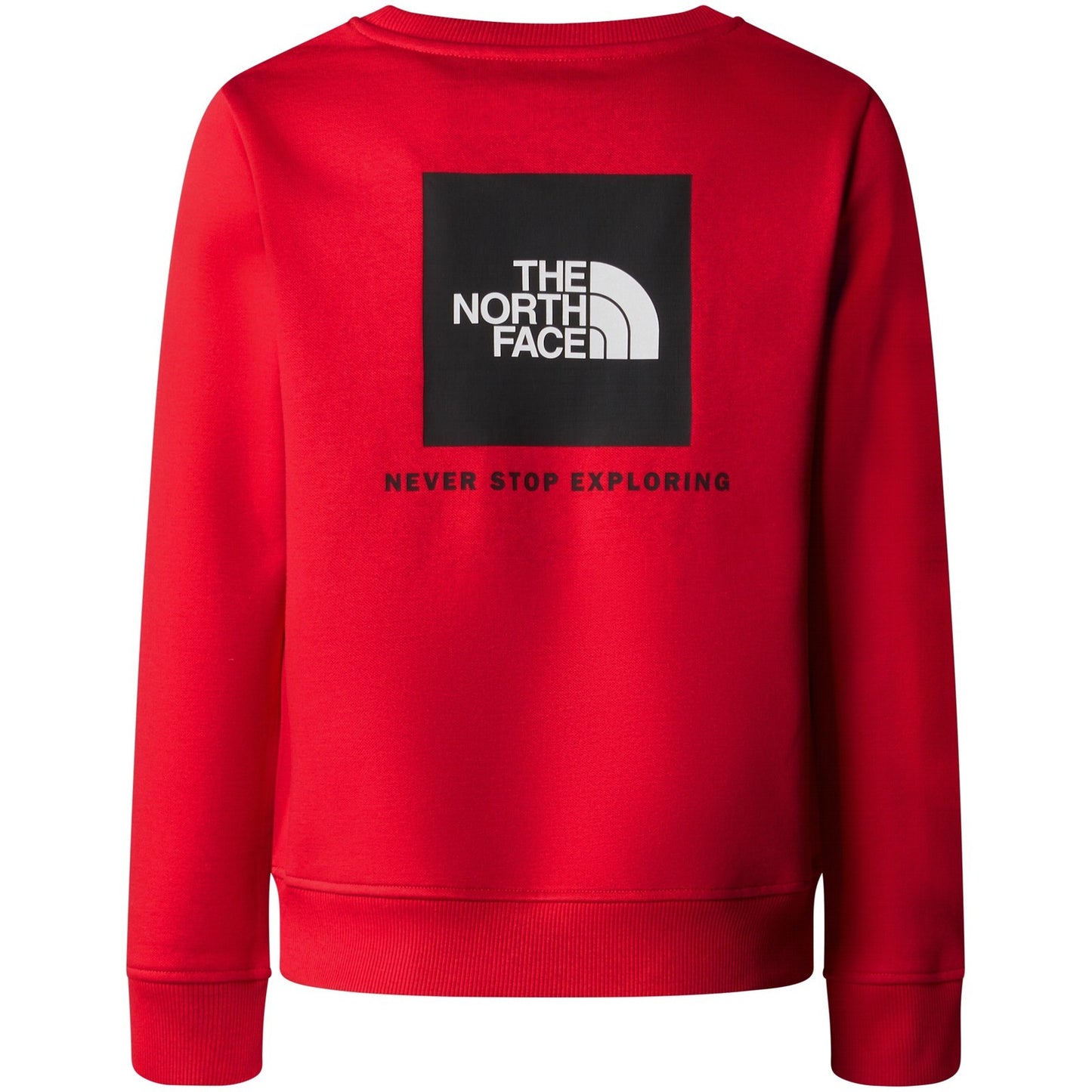 Felpe senza cappuccio Ragazzi Unisex The North Face - Teen Box Nse Regular Crew - Rosso