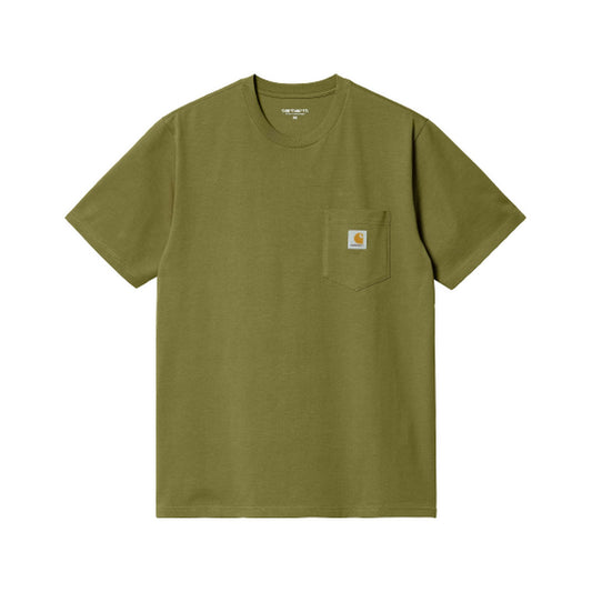 T-shirt Uomo Carhartt Wip - S/S Pocket T-Shirt - Verde