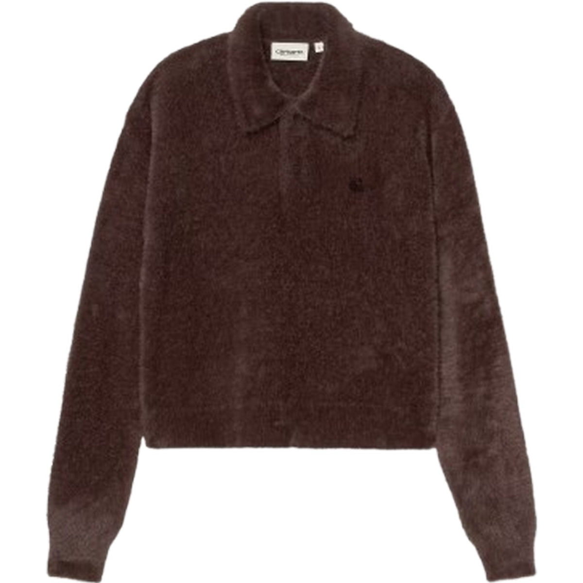 Polo Donna Carhartt Wip - W' L/S Maine Polo Sweater - Marrone