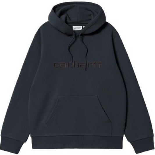 Felpe con cappuccio Uomo Carhartt Wip - Hooded Carhartt Sweat - Blu