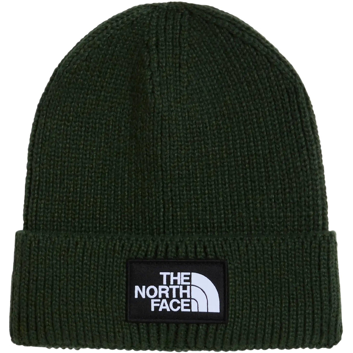 Berretti in maglia Unisex The North Face - Tnf Logo Box Cuffed Beanie - Verde