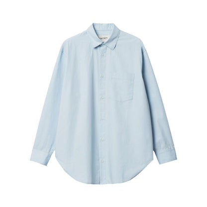Camicie Donna Carhartt Wip - W' L/S Kingston Shirt - Celeste