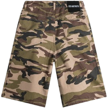 Pantaloncini Uomo Les Artists - Short Cargo Camouflage - Camouflage