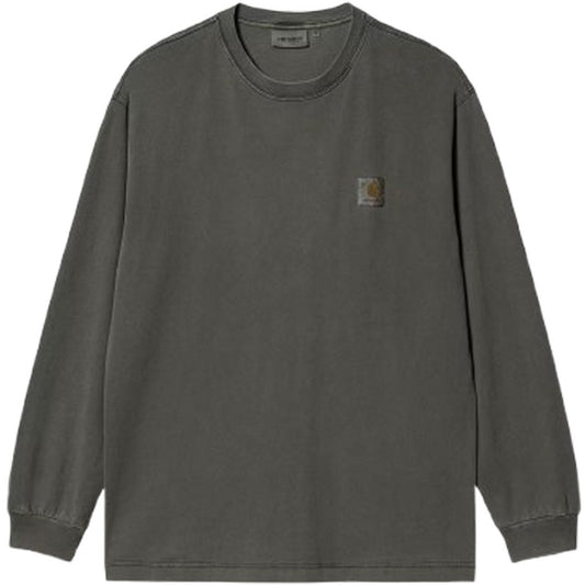 T-shirt Uomo Carhartt Wip - L/S Nelson T-Shirt - Nero