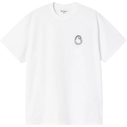 T-shirt Uomo Carhartt Wip - S/S Linked Charms T-Shirt - Bianco