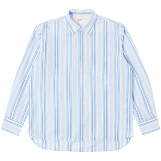 Camicie casual Uomo Universal Works - Lazy Day Shirt - Celeste