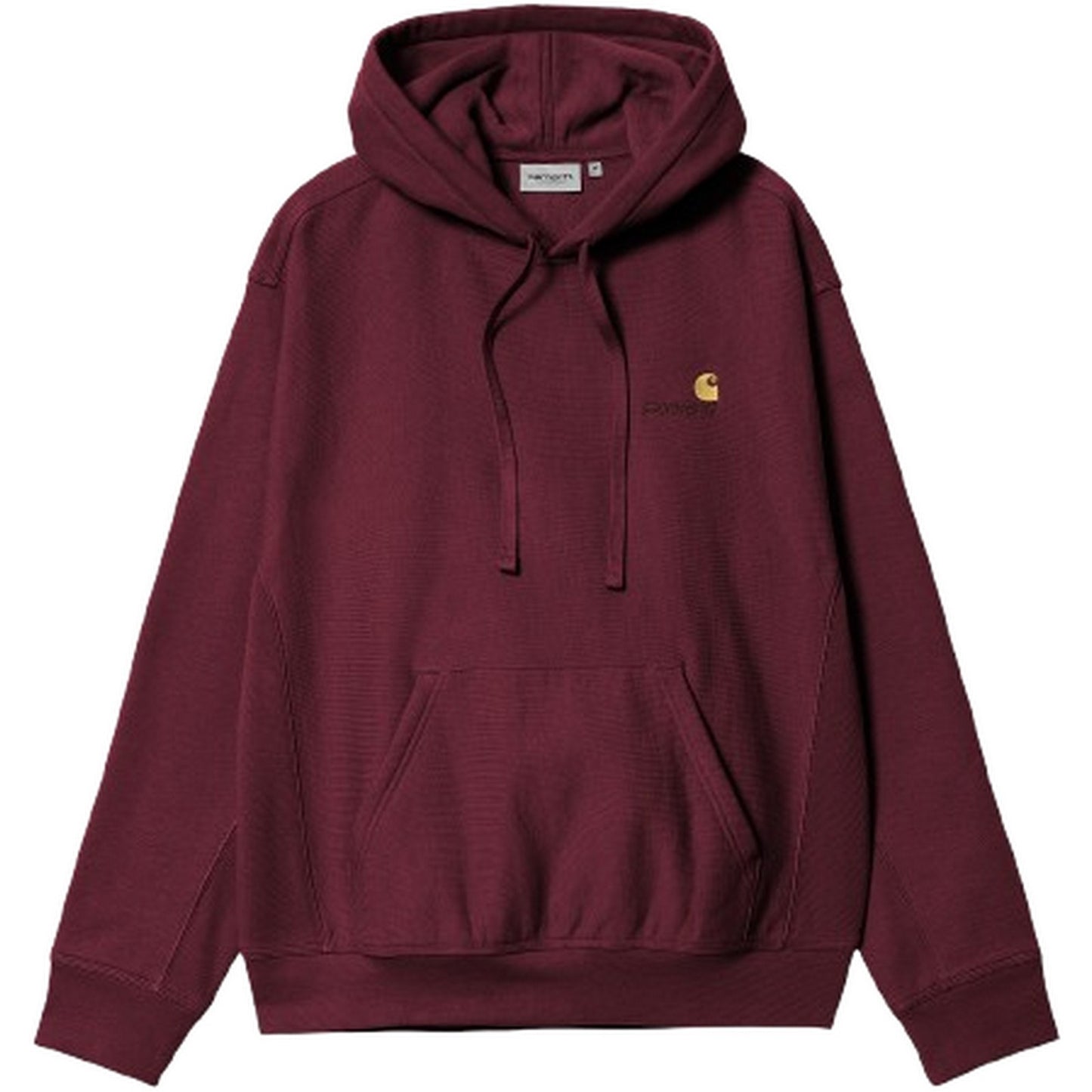 Felpe con cappuccio Uomo Carhartt Wip - Hooded American Script Sweat - Bordeaux