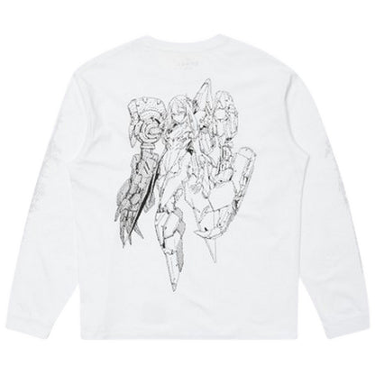 Maglie a manica lunga Uomo Edwin - Robot Ts Ls - Bianco