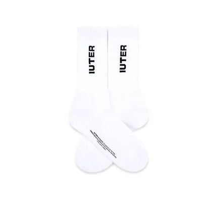 Calze Unisex Iuter - Logo Tennis Socks - Bianco