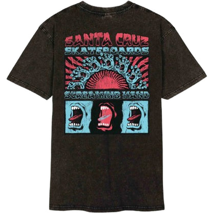 T-shirt Ragazzo Santa Cruz - Vtg Screaming Connect T-Shirt - Nero