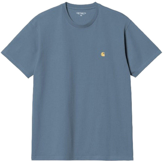 T-shirt Uomo Carhartt Wip - S/S Chase T-Shirt - Blu