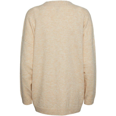 Cardigan Donna Pieces - Pcjuliana Ls Loose Knit Cardigan Noos Bc - Grigio