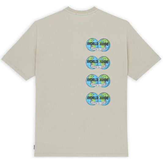 Męska koszulka Iuter - Worldwide Tee - Biała