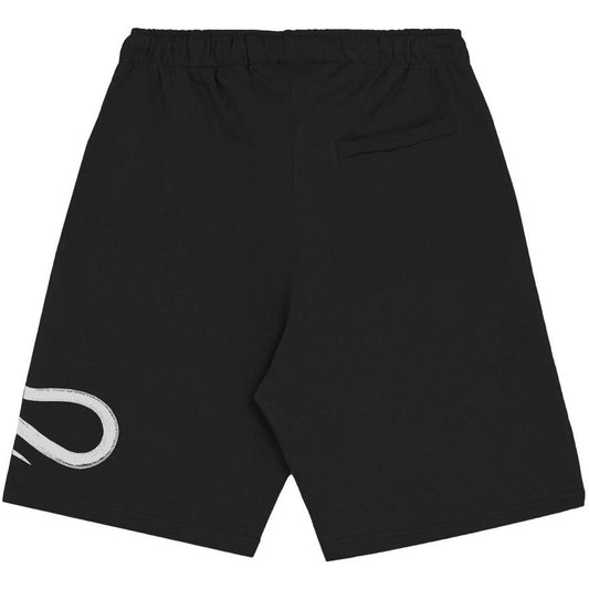 Pantaloncini Uomo Propaganda - Sweatshorts Logo - Nero