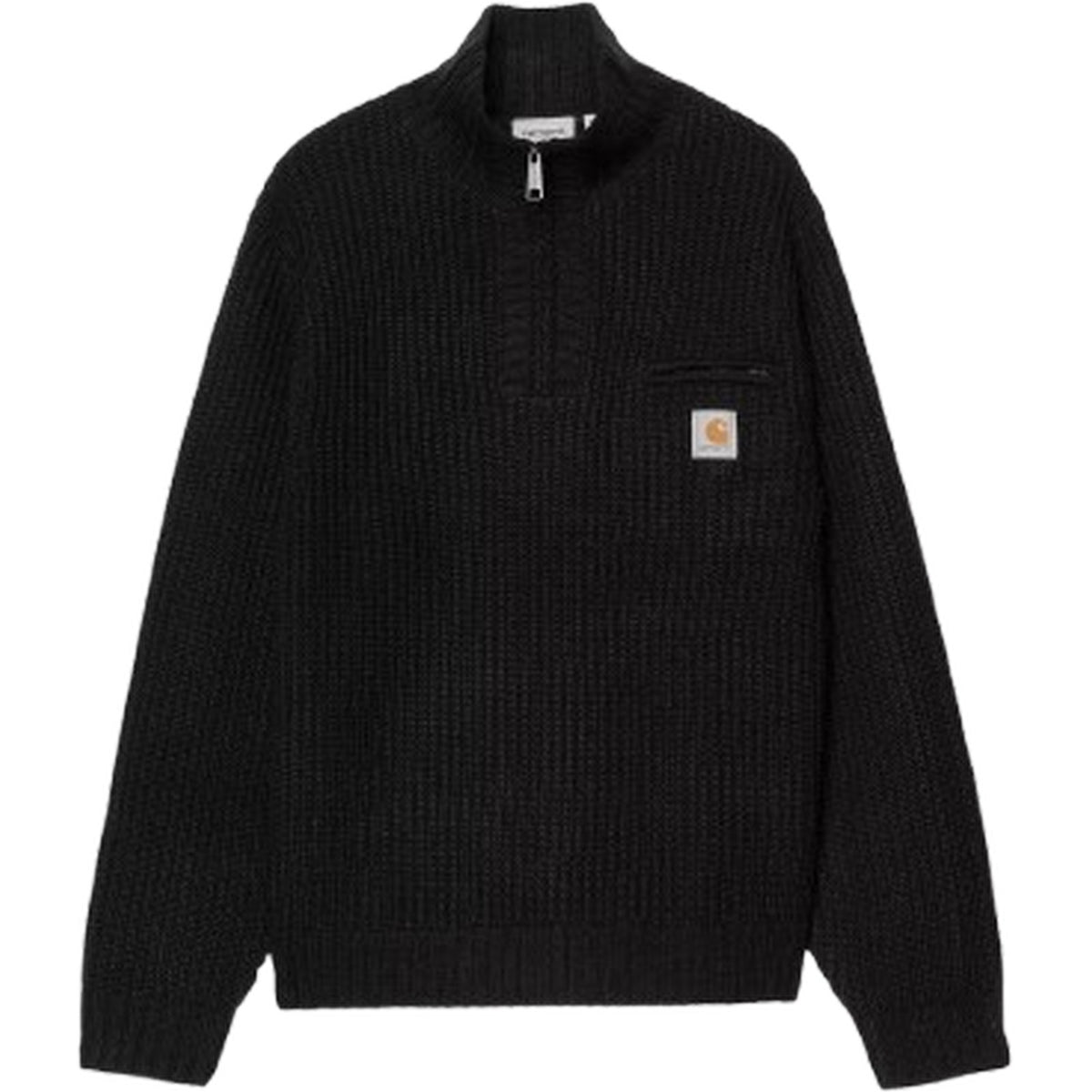 Maglioni Uomo Carhartt Wip - Detroit Half Zip Sweater - Nero