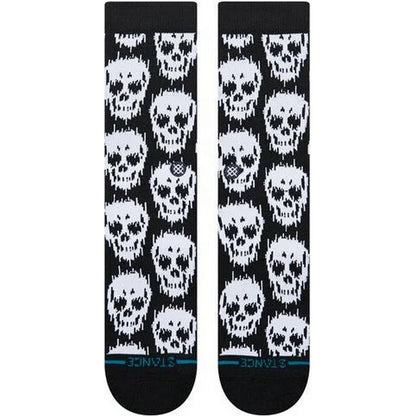 Calze Unisex Stance - Static Skull Crew - Nero