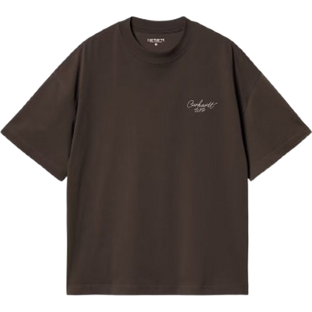 T-shirt Uomo Carhartt Wip - S/S Signature Script T-Shirt - Marrone
