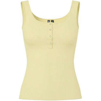 Canotte e top Donna Pieces - Pckitte Tank Top Noos Bc - Giallo