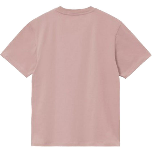 T-shirt Donna Carhartt Wip - W' S/S Script Embroidery T-S - Rosa