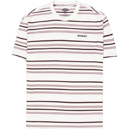 T-shirt Uomo Dickies - East Liberty Stripe Tee - Bianco