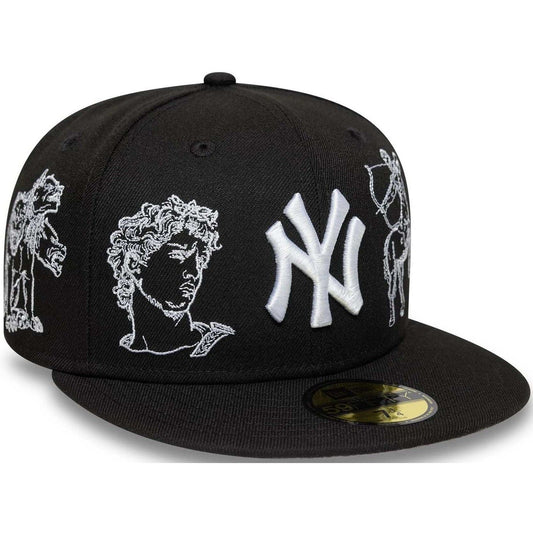 Cappellini da baseball Unisex New Era - Mlb Mythical 59Fifty Neyyan - Nero