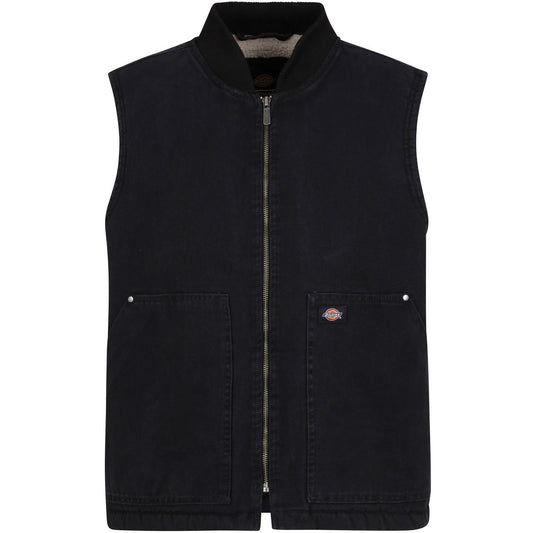 Gilet Uomo Dickies - Dickies Duck Canvas Vest - Nero