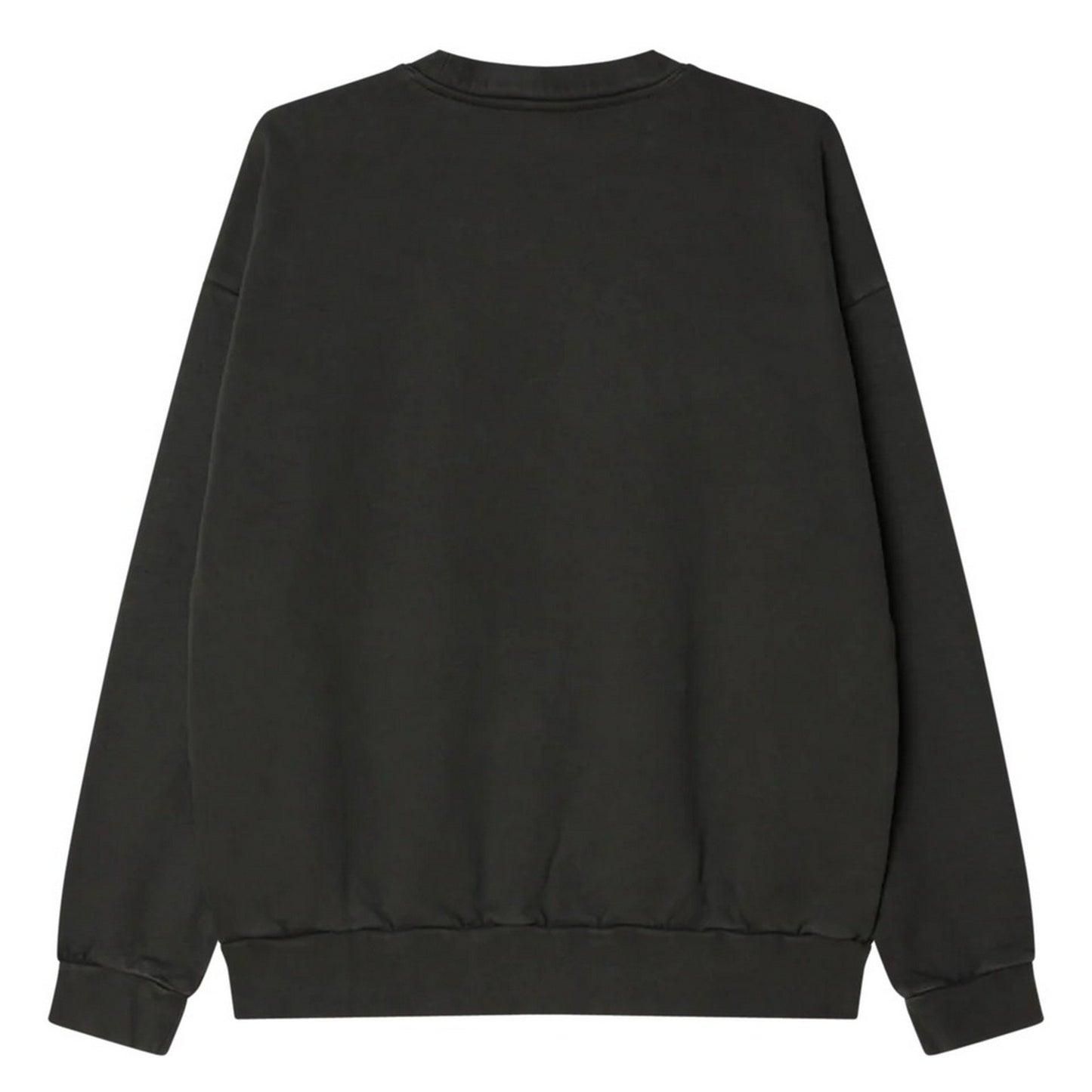 Felpe senza cappuccio Uomo Obey - Lowercase Pigment Crew Fleece - Nero