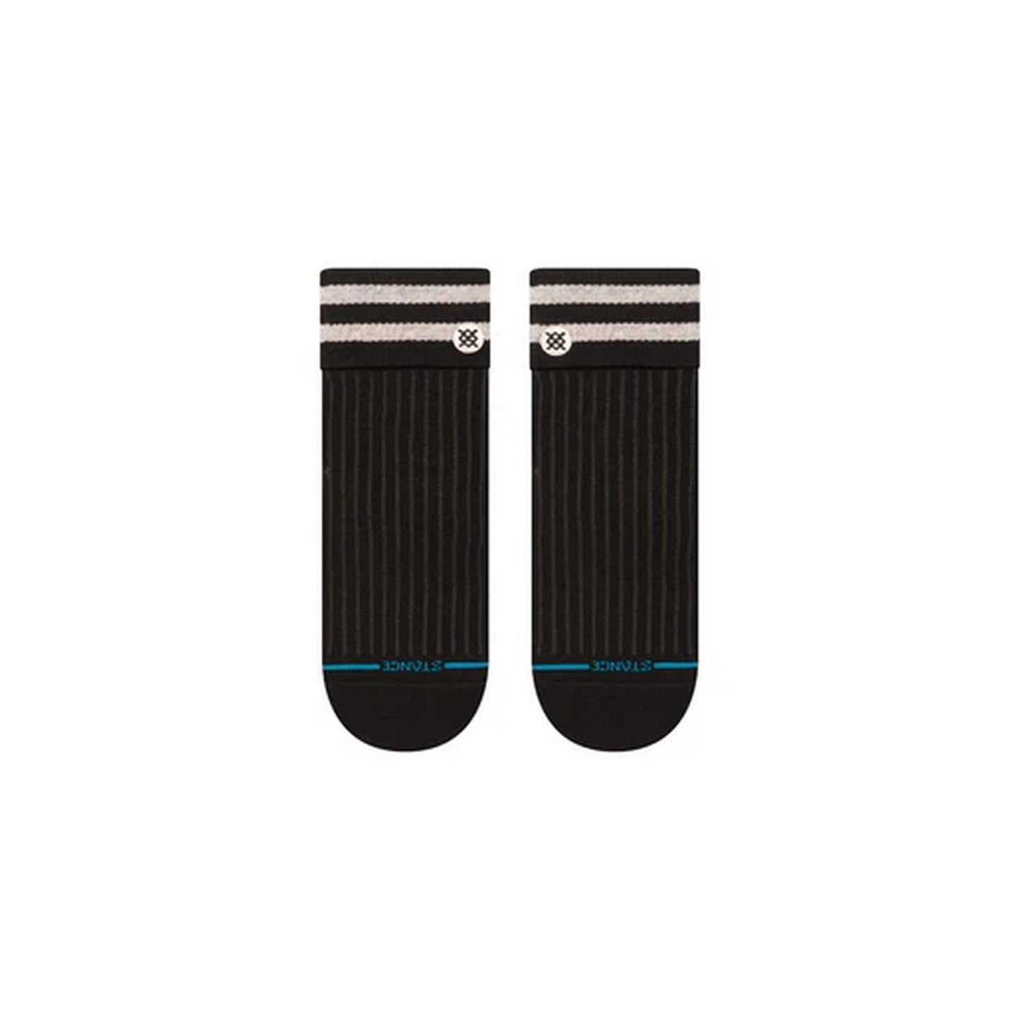 Calze Unisex Stance - Roll Cuff Quarter - Nero