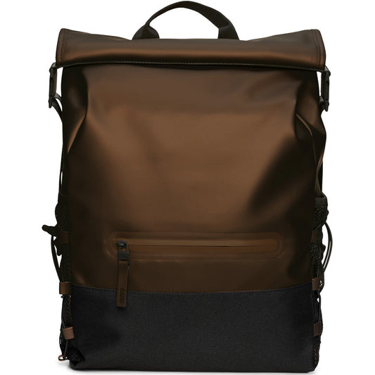 Borse a spalla Unisex Rains - Trail Mountaineer Rolltop W3 - Marrone
