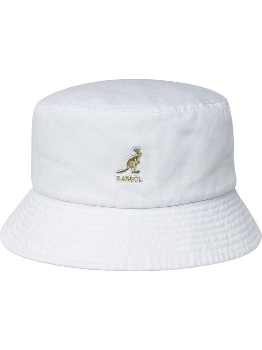 Cappelli alla pescatora Unisex Kangol - Washed Bucket - Bianco