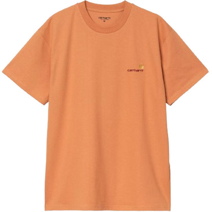 T-shirt Uomo Carhartt Wip - S/S American Script - Arancione