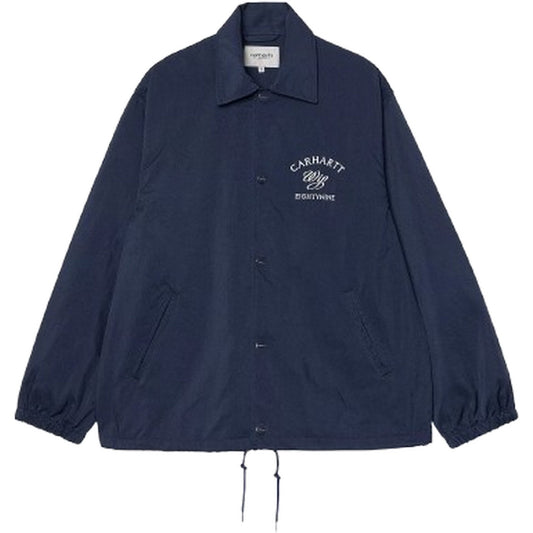 Giacche Uomo Carhartt Wip - Eightynine Coach Jacket - Blu