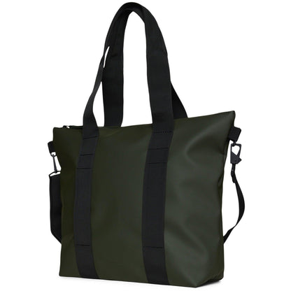 Borse a spalla Unisex Rains - Tote Bag Mini W3 - Verde