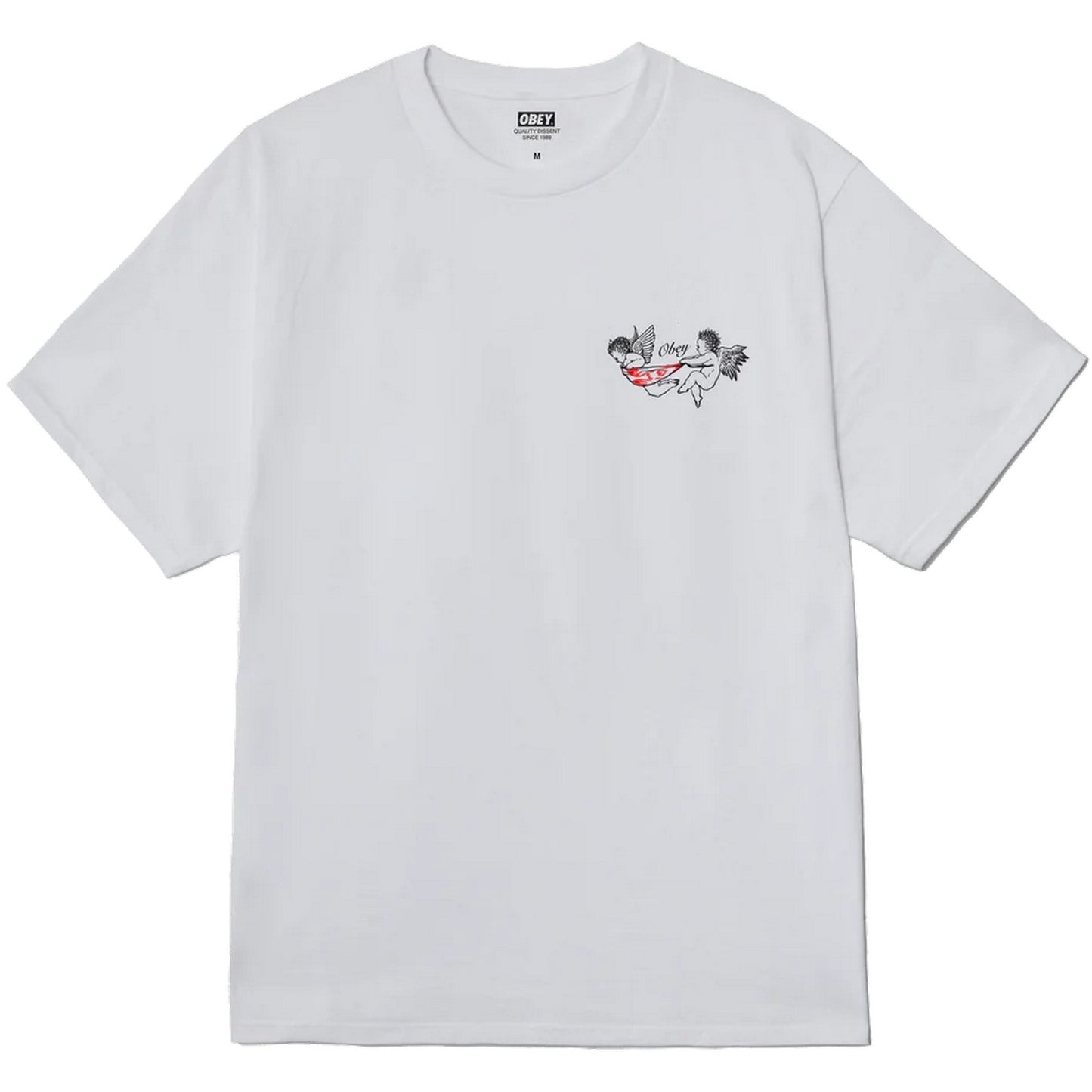 T-shirt Uomo Obey - Obey No Love Lost Tee - Bianco
