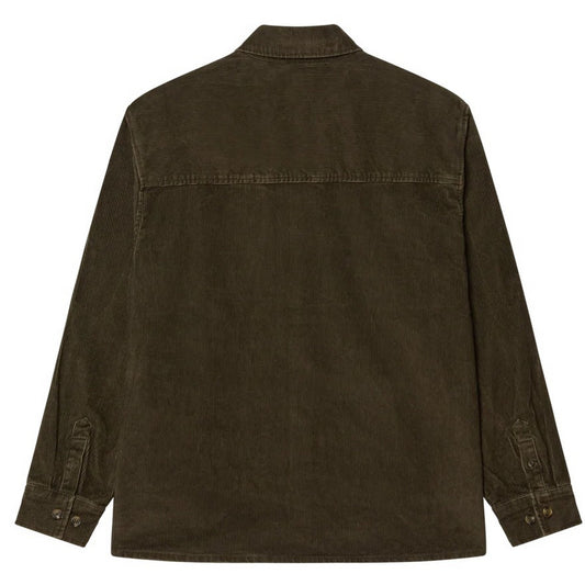 Camicie casual Uomo Obey - Buckley Corduroy Woven - Verde