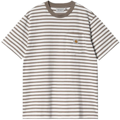 T-shirt Uomo Carhartt Wip - S/S Seidler Pocket T-Shirt - Multicolore