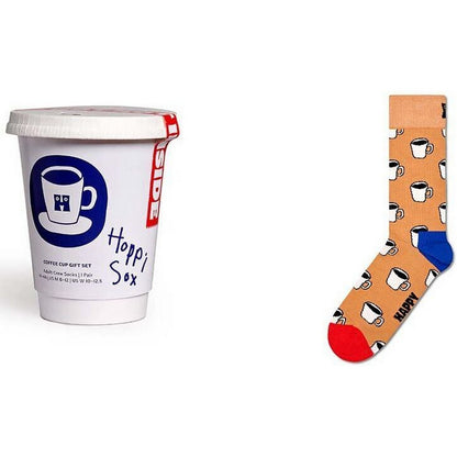 Tazzine da caffè Unisex Happy Socks - 1-Pack Coffee Cup Gift Set - Beige