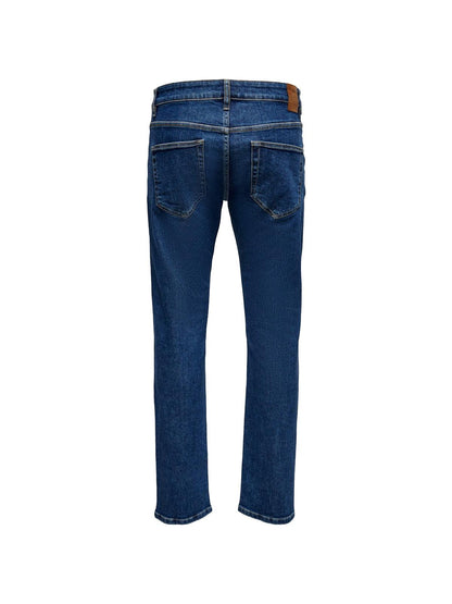 Jeans Uomo Only & Sons - Onsweft Life Weft Blue Ma 0883 - Blu