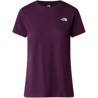 T-shirt Donna The North Face - W S/S Simple Dome Slim Tee - Viola