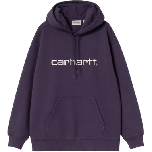 Felpe con cappuccio Donna Carhartt Wip - W' Hooded Carhartt Sweatshirt - Viola