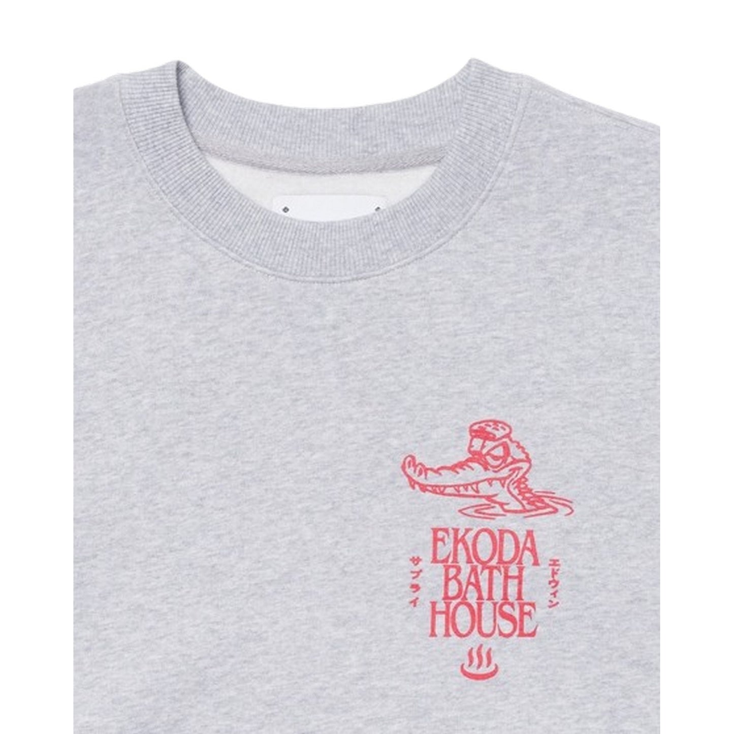 Felpe senza cappuccio Uomo Edwin - Ekoda Bath House Sweat - Grigio