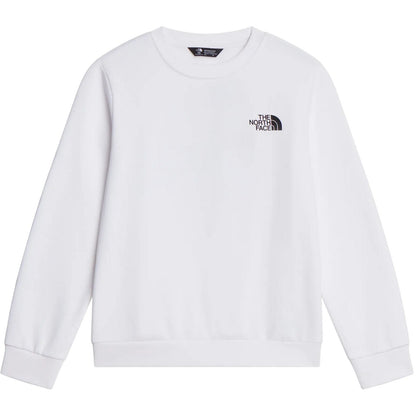 Felpe senza cappuccio Ragazzi Unisex The North Face - Teen Evo Box Nse Crew - Bianco
