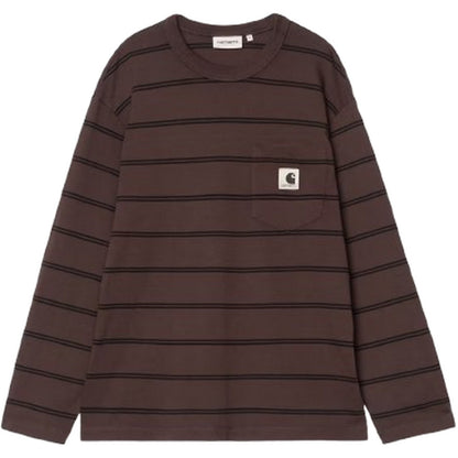 Maglie a manica lunga Donna Carhartt Wip - W' L/S Cardona Pocket T-Shirt - Multicolore