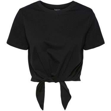 Bluse Donna Pieces - Pctia Tie Tee Noos Bc - Nero