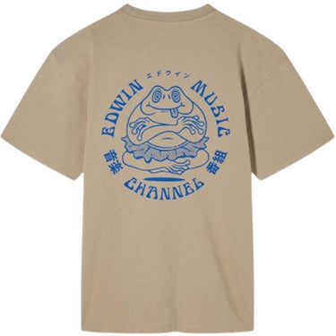 Edwin Men's T-shirt - Edwin Music Channel Ts - Beige